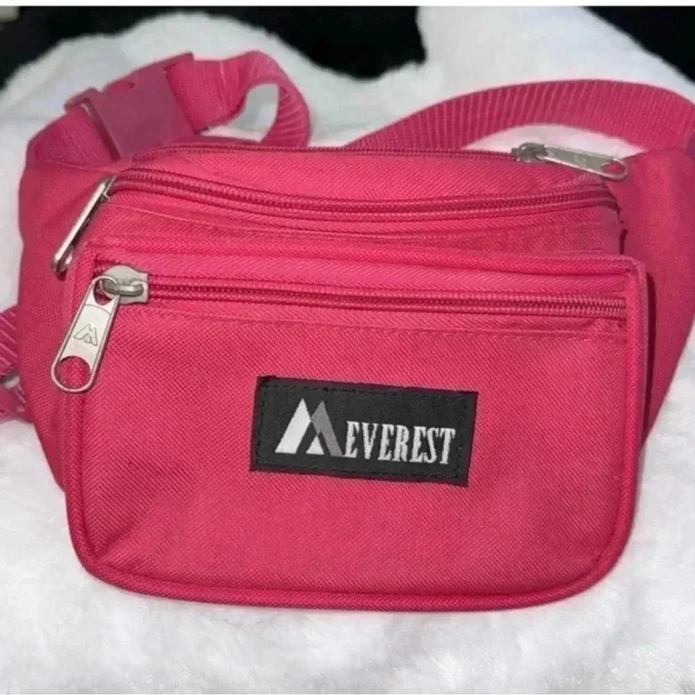 Vintage Hot Pink Everest Signature 90’d Fanny Pack Belt Bag Barbiecore Concert